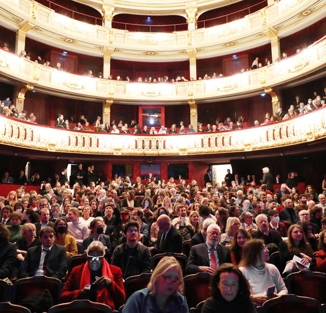 le public des trophées de l'édition 2021