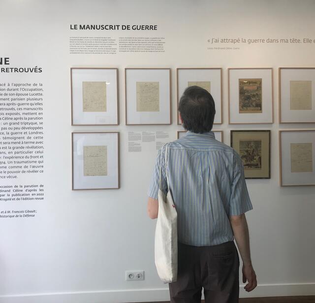 L'exposition "Céline. Les manuscrits retrouvés" à la Galerie Gallimard (Paris 7e)