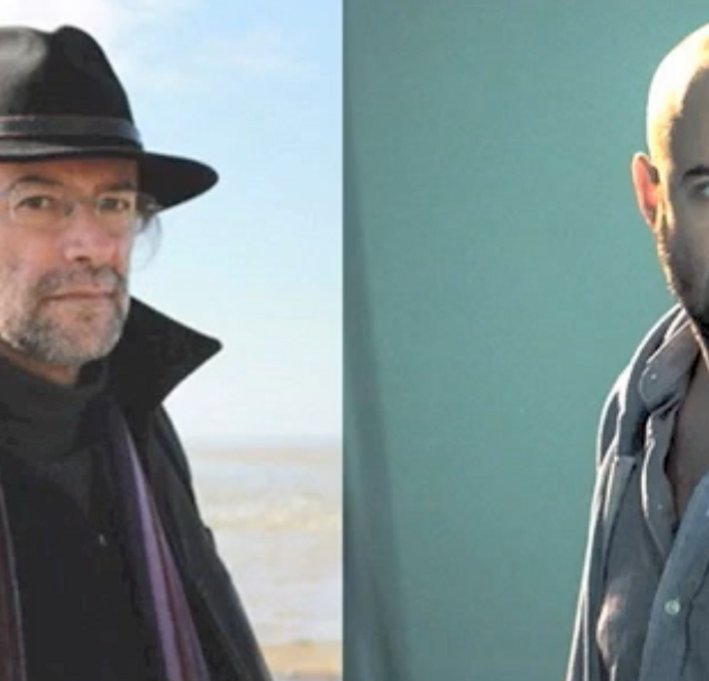 Robert Amutio et le traducteur Roberto Bolaño
