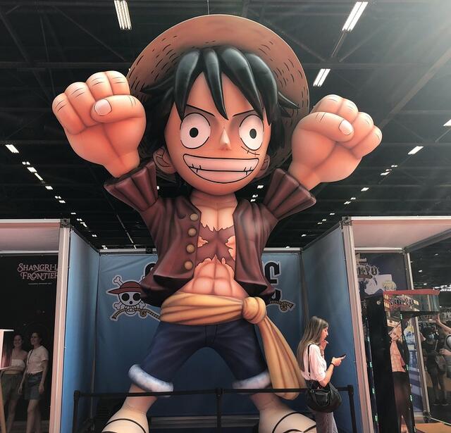 Luffy le héros de One Piece en grand format à la Japan Expo 2022