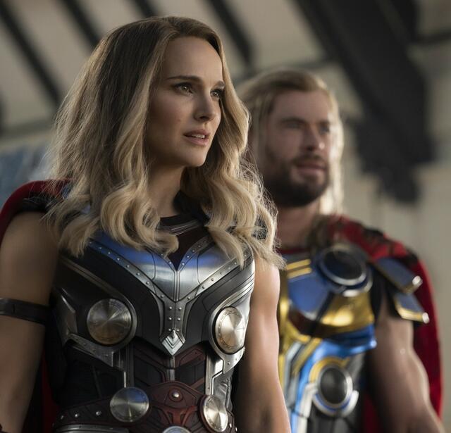 Thor: Love And Thunder: Chris Hemsworth, Natalie Portman |Copyright Marvel Studios 2022.