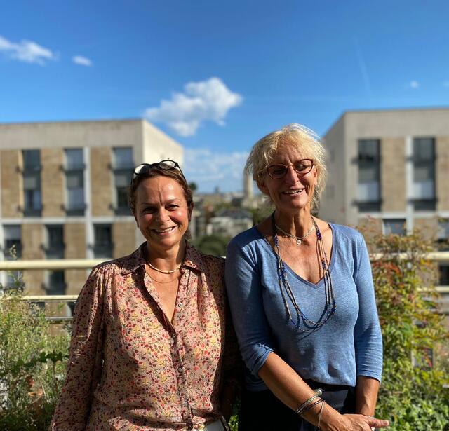Carine Sabbagh (Responsable des éditions Doc en poche) et Elodie Lavignotte (département de l’édition et du débat public). - Copyright Pierre Georges