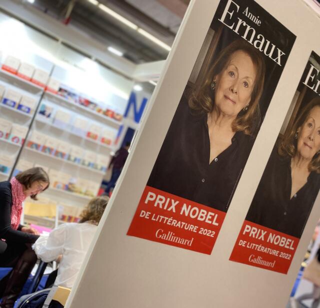 Annie Ernaux à la Foire du Livre de Francfort