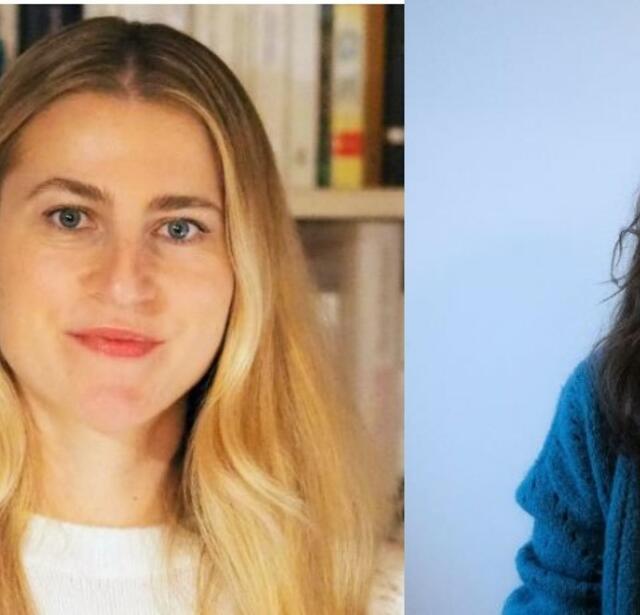 De gauche à droite, Marine Alata et Pascaline Giboz, nouvelles recrues chez Harper Collins