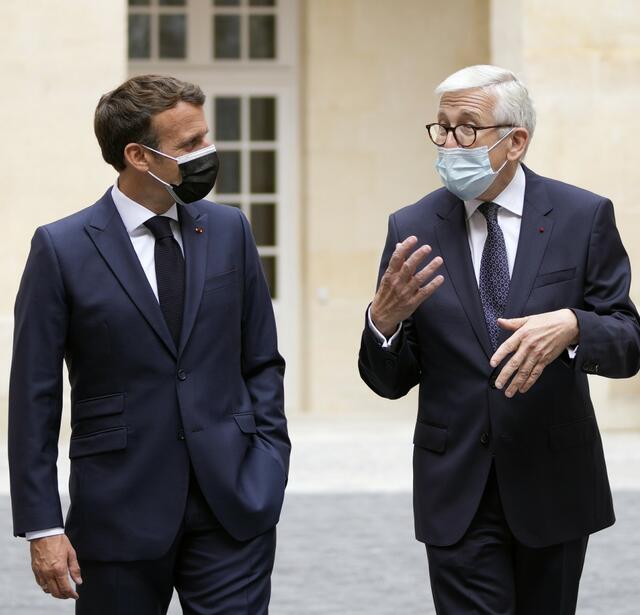 Philippe Bélaval et Emmanuel Macron