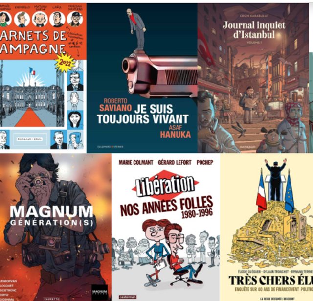 sélection prix BD d'actualité et de reportage 2023