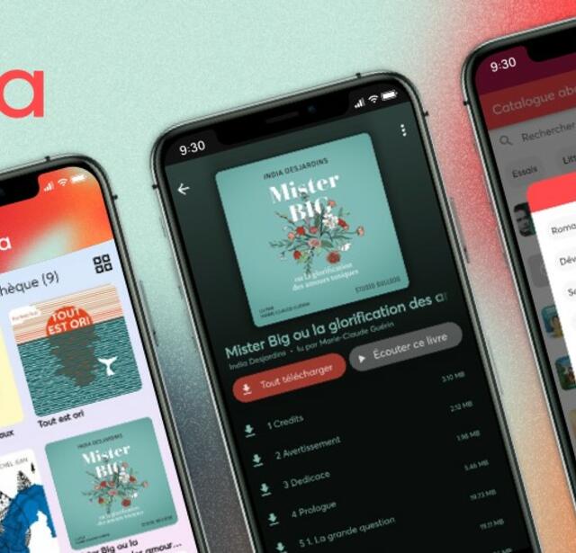 Narra, application québécoise de livres audio