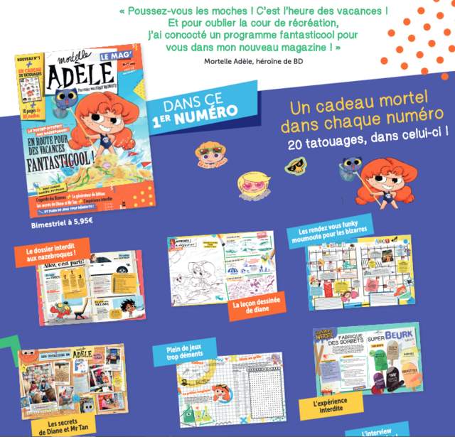 Mortelle Adèle magazine