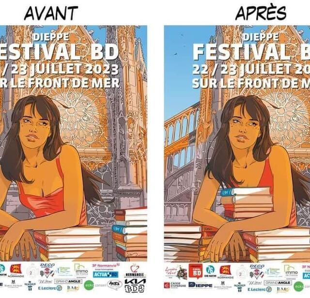 Affiche Festival BD Dieppe 2023