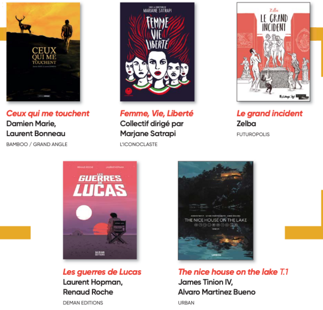 Finalistes Prix BD Fnac France Inter 2024