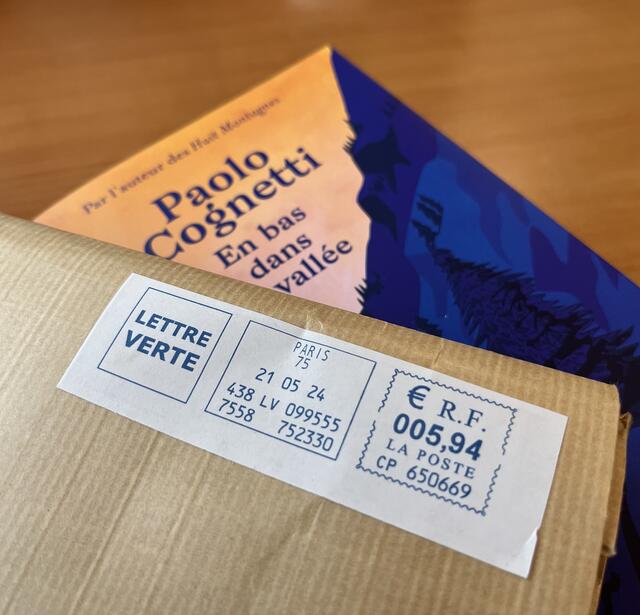 frais de port livre