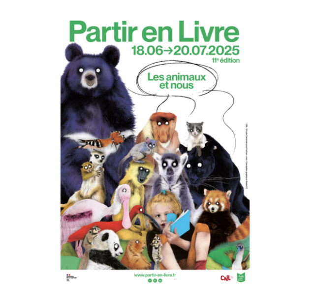 Affiche de la 11e édition de Partir en Livre
