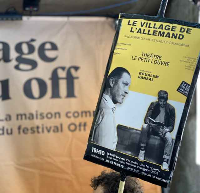 Affiche spectacle Avignon