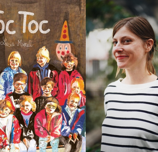 Lucie Morel et sa bande dessinée Toc toc (Même pas mal)