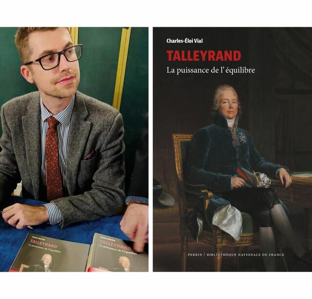 Charles-Éloi Vial, lauréat du prix du Livre Talleyrand 2025
