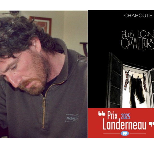 Christophe Chabouté, lauréat du prix Landerneau BD pour son album Plus loin qu'ailleurs