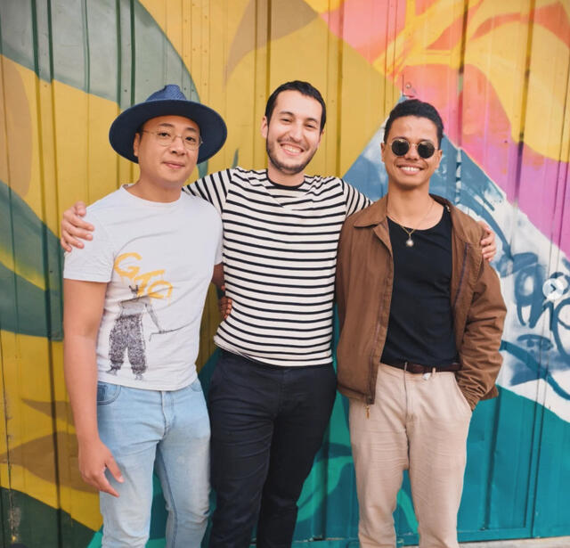 Les fondateurs de Raion Editions (De gauche à droite) Arthur Var, Clovis Salvat et Octave Ly