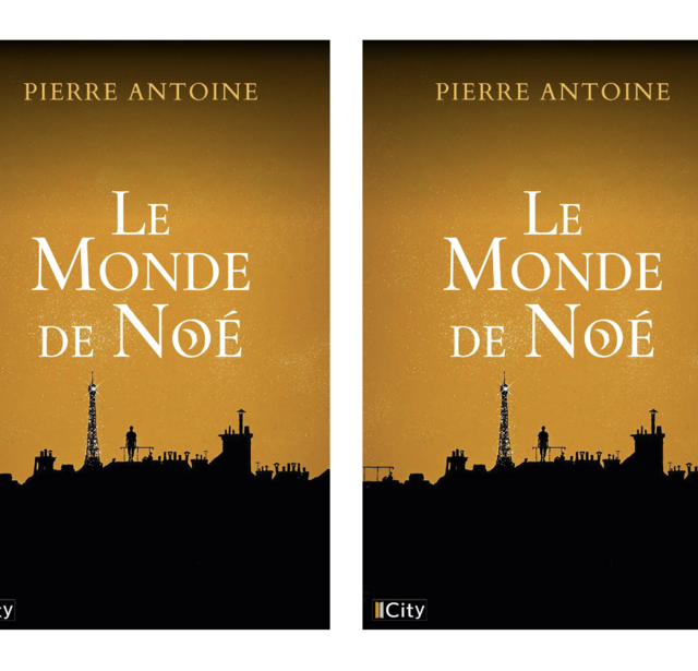 Couverture provisoire du roman "Le monde de Noé" de Pierre Antoine (City)