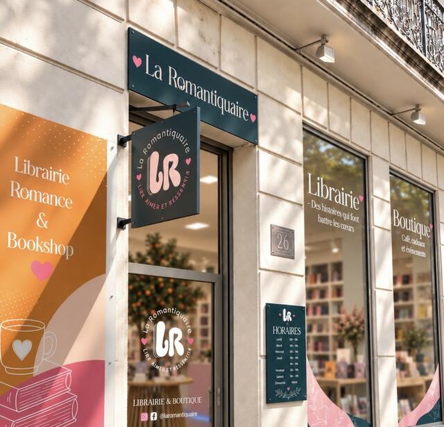 La Romantiquaire, librairie spécialisée en romance à Toulon