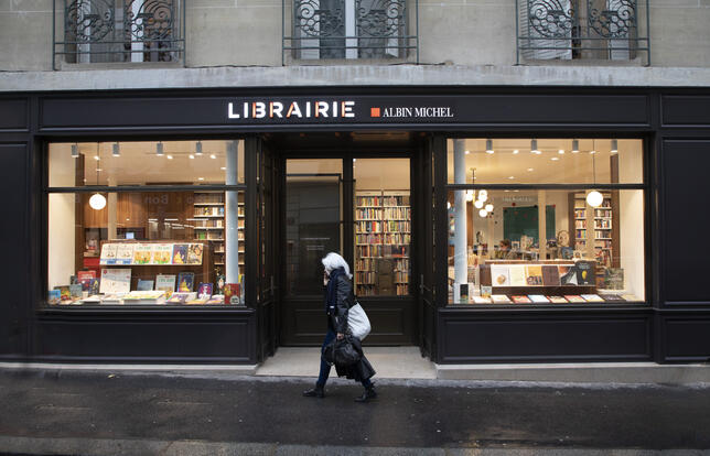Librairie Albin Michel façade rue Vavin