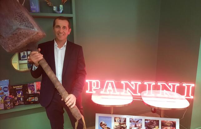 Sébastien Dallain à la soirée des 50 ans de Panini France