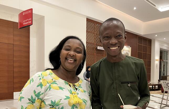Mutesi Gasana, Ubuntu Publishers (Rwanda) et Simon de Saint Dzokotoe, Salon du Livre de Jeunesse de Lomé