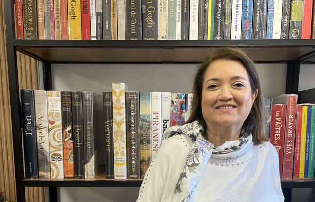 Amina Alami MASNAOUI, fondatrice de la librairie de la porte d'Anfa