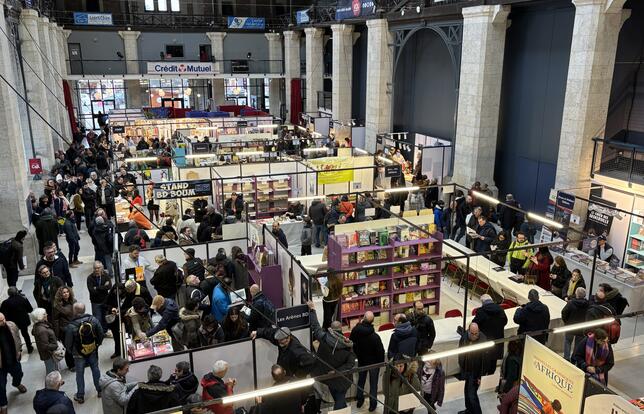 Halle aux grains vu de haut à BD BOUM