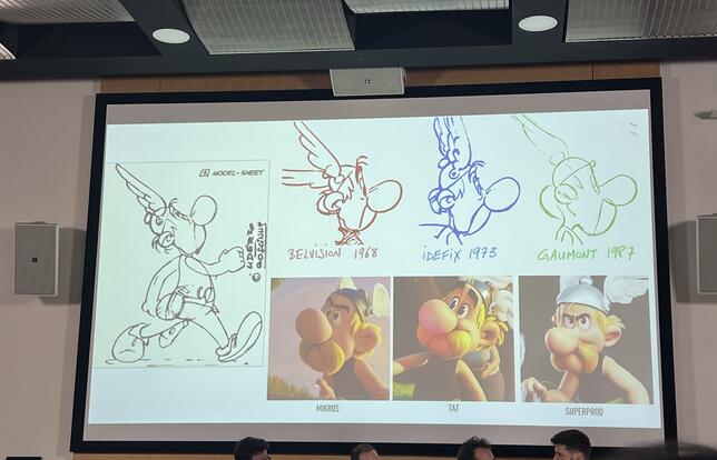 Du model-sheet d'origine aux adaptations 3D  l'évolution graphique d'Astérix projetée lors de la rencontre