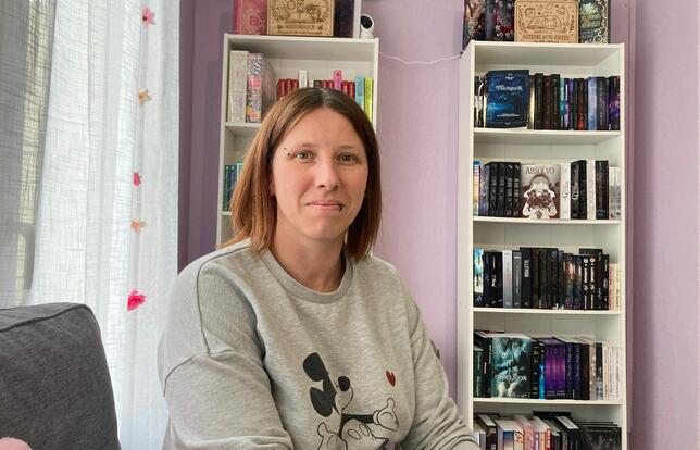 Pauline Pawlowski, librairie à Ici tout romance (Montpellier).