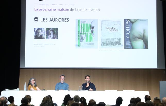 Les Aurores ont été présentées dimanche en avant-première aux libraires pendant les RNL