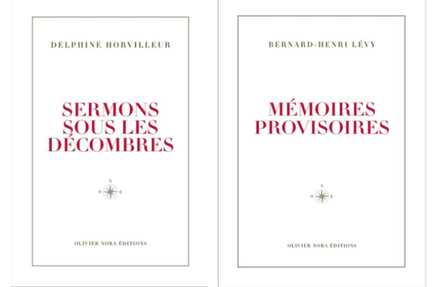 Couvertures des deux premiers livres d'Olivier Nora Éditions, à paraître dès octobre 2026