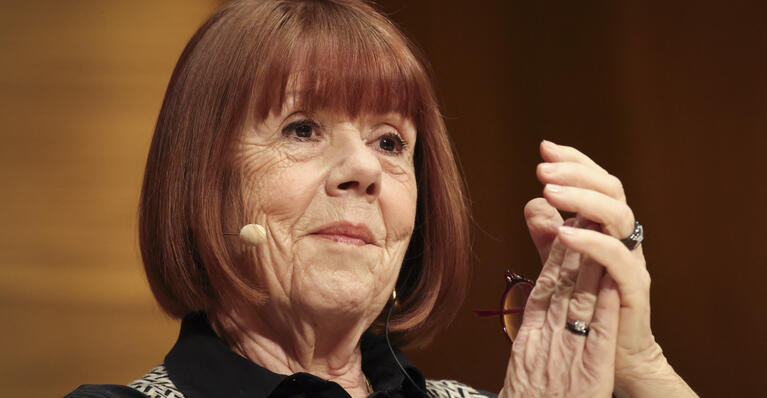 Gisèle Pelicot en Allemagne pour le lancement de l'édition allemande de ses mémoires, "Eine Hymne an das Leben", le 24 février 2026