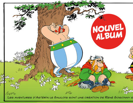 L'Iris blanc, nouvel album d'Astérix le Gaulois