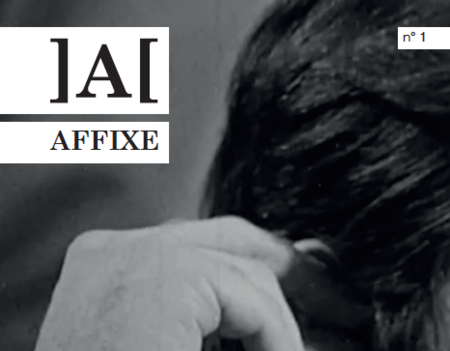 La couverture du premier numéro de la revue Affixe