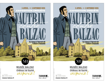 Affiche de l'exposition enquête Vautrin contre Balzac