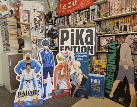 25 ans de mangas dans les bureaux de Pika