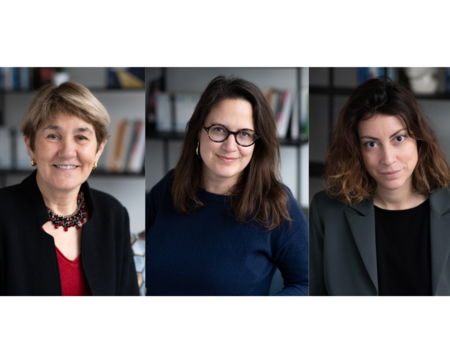 Natacha Derevitsky, directrice adjointe du pôle jeunesse et conseillère lecture, Alexandra Bentz, directrice des pôles jeunesse et illustré d’Editis, et Adélaïde Klein, directrice adjointe du pôle Jeunesse Illustré d’Editis