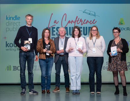 Lauréate et finalistes du prix des Plumes francophones 2025 