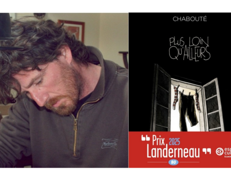 Christophe Chabouté, lauréat du prix Landerneau BD pour son album Plus loin qu'ailleurs