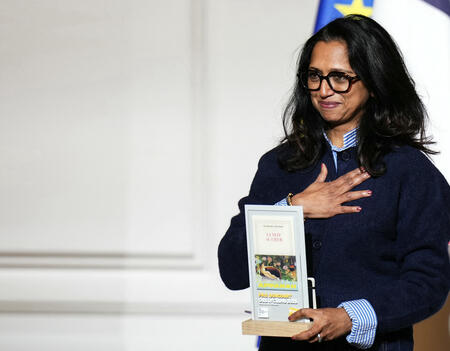 Nathacha Appanah, prix Goncourt des lycéens pour son roman "La nuit au coeur" (Gallimard)