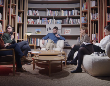 Le plateau du webinaire spécial Partir en Livre 2026