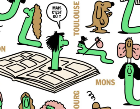 Affiche de la Fête interconnectée de la BD, évènement organisé par le collectif Girlxcott