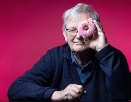 Martin Parr. Photo par JOEL SAGET / AFP