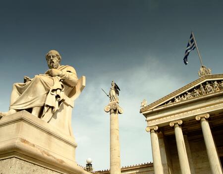 Statue de Platon à Athènes