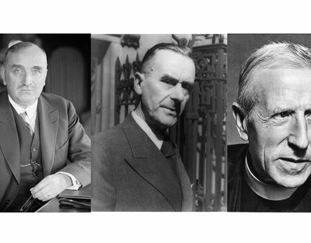 Paul Claudel, Thomas Mann et Pierre Teilhard de Chardin