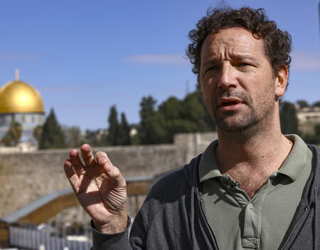 Vincent Lemire à Jérusalem en 2022