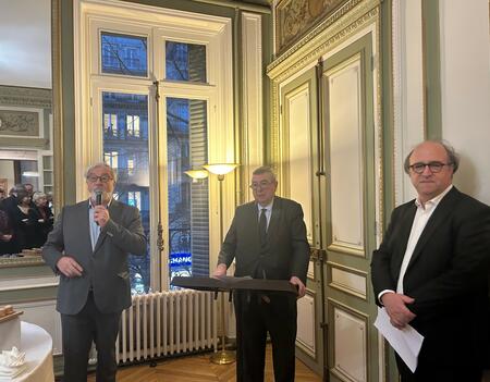 Vincent Montagne, Denis Mollat et Philippe Robinet