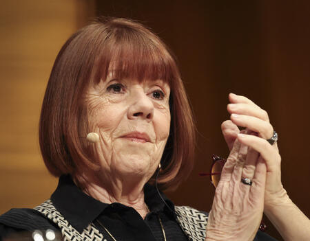 Gisèle Pelicot en Allemagne pour le lancement de l'édition allemande de ses mémoires, "Eine Hymne an das Leben", le 24 février 2026