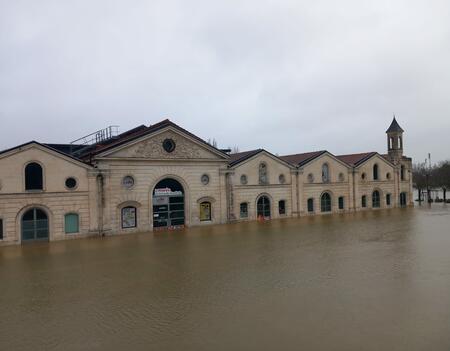 Le Musée de la bande dessinée à Angoulême durant les inondations de février 2026